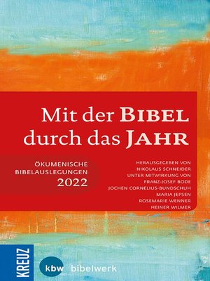 cover image of Mit der Bibel durch das Jahr 2022